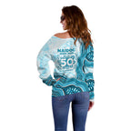 Cronulla Sharks NAIDOC Week 2026 Off Shoulder Sweater First Nations of Australia Aboriginal Mascot Rugby
