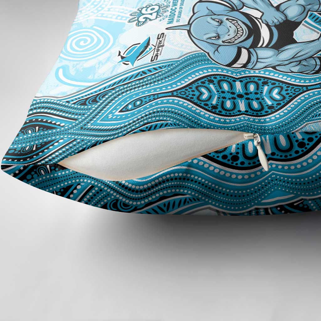 Cronulla Sharks NAIDOC Week 2026 Pillow Cover First Nations of Australia Aboriginal Mascot Rugby