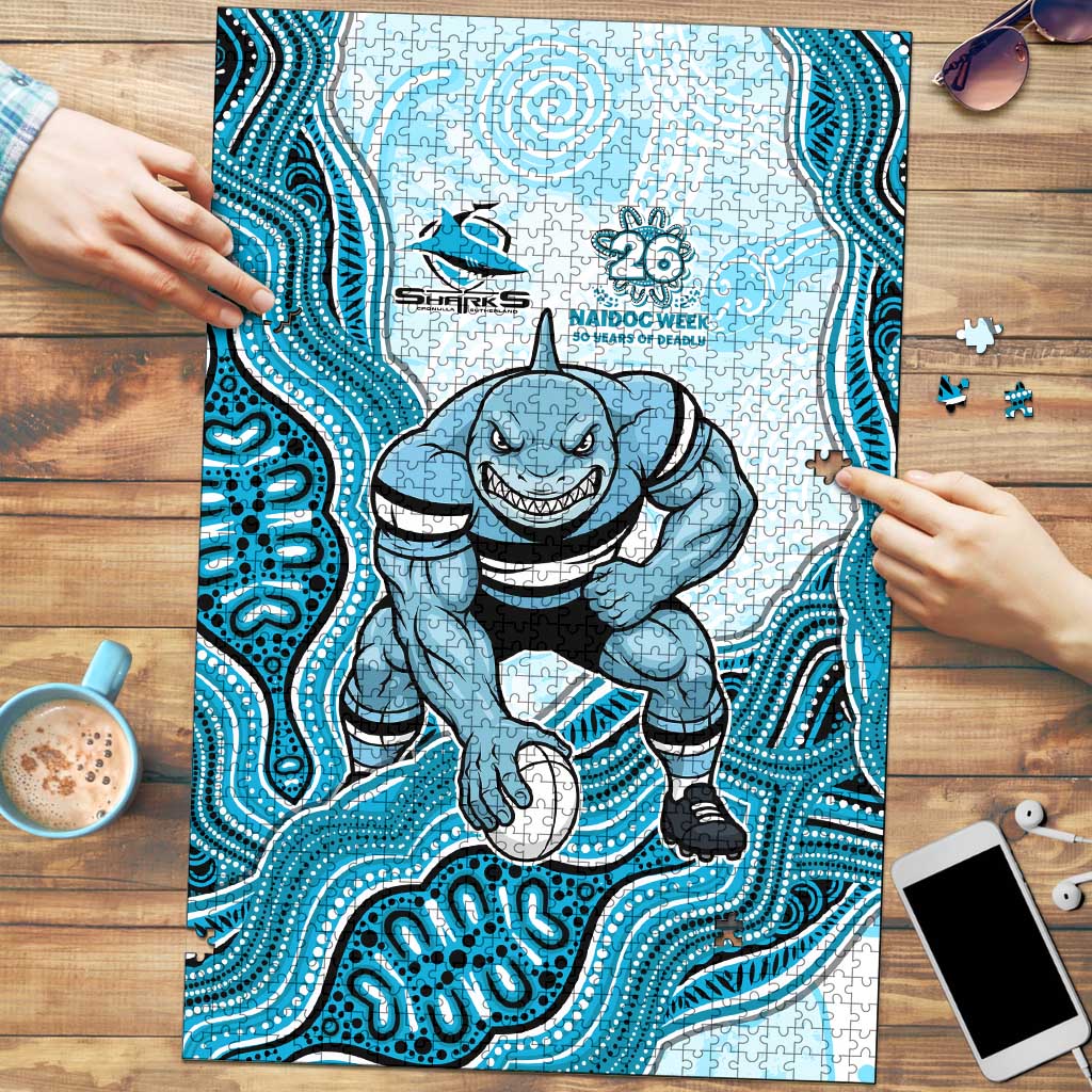 Cronulla Sharks NAIDOC Week 2026 Puzzle First Nations of Australia Aboriginal Mascot Rugby