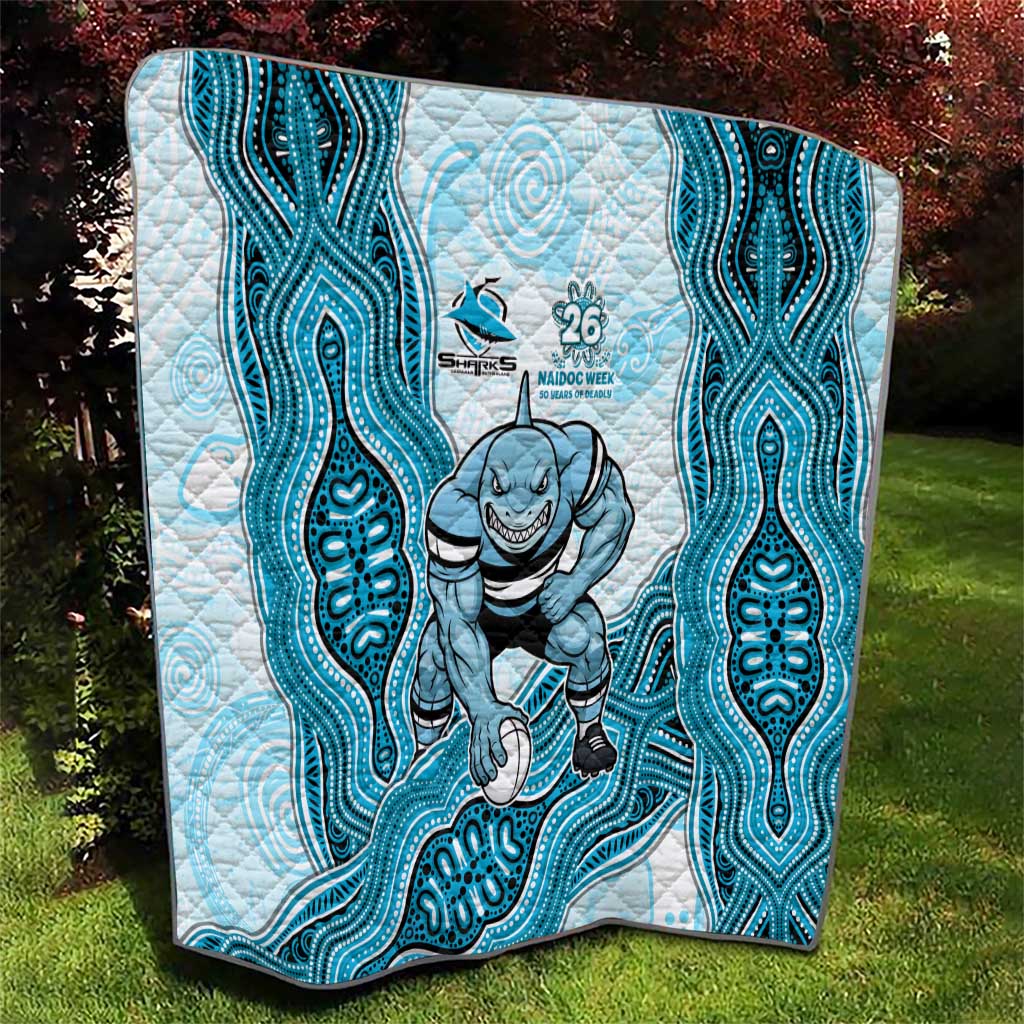 Cronulla Sharks NAIDOC Week 2026 Quilt First Nations of Australia Aboriginal Mascot Rugby