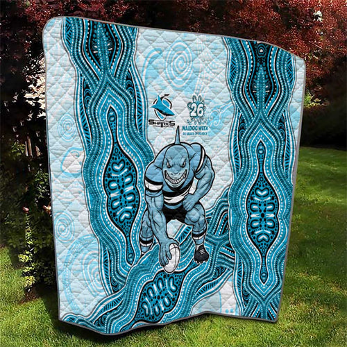 Cronulla Sharks NAIDOC Week 2026 Quilt First Nations of Australia Aboriginal Mascot Rugby