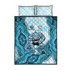 Cronulla Sharks NAIDOC Week 2026 Quilt Bed Set First Nations of Australia Aboriginal Mascot Rugby
