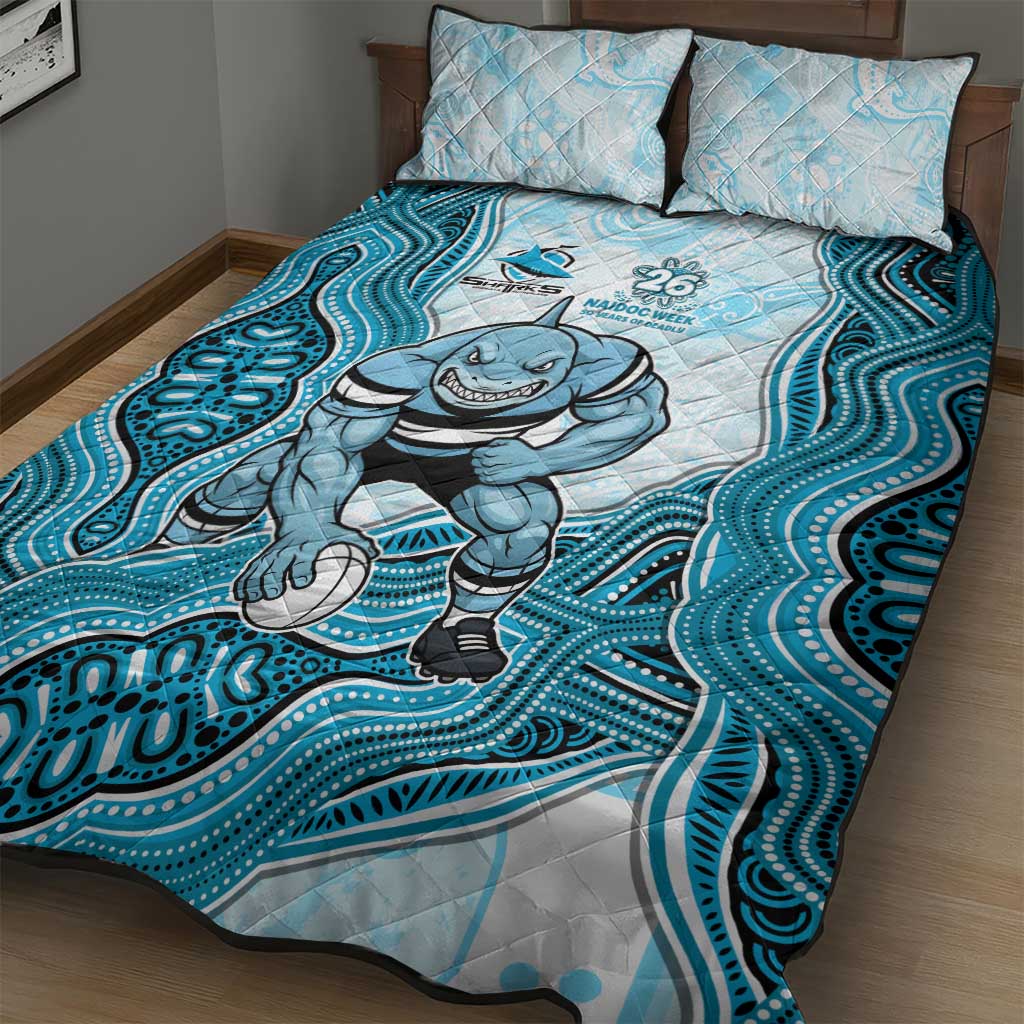 Cronulla Sharks NAIDOC Week 2026 Quilt Bed Set First Nations of Australia Aboriginal Mascot Rugby