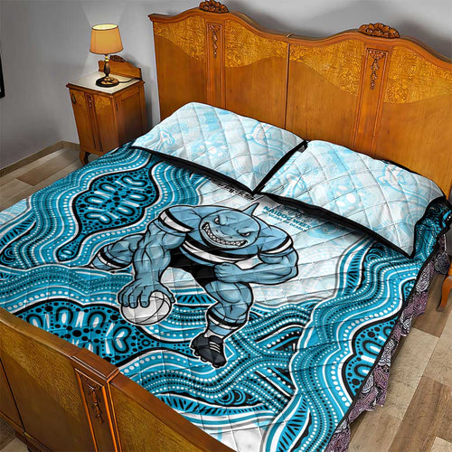 Cronulla Sharks NAIDOC Week 2026 Quilt Bed Set First Nations of Australia Aboriginal Mascot Rugby
