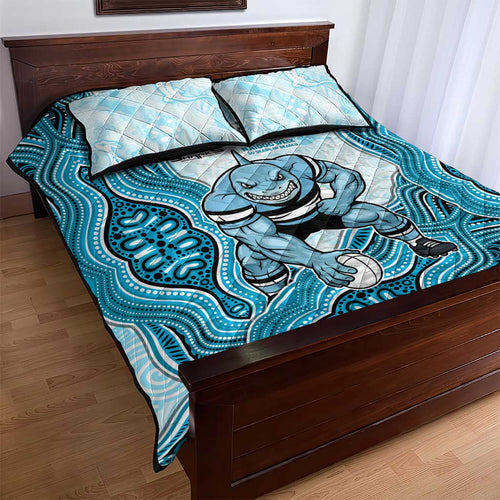 Cronulla Sharks NAIDOC Week 2026 Quilt Bed Set First Nations of Australia Aboriginal Mascot Rugby