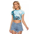 Cronulla Sharks NAIDOC Week 2026 Raglan Cropped T Shirt First Nations of Australia Aboriginal Mascot Rugby