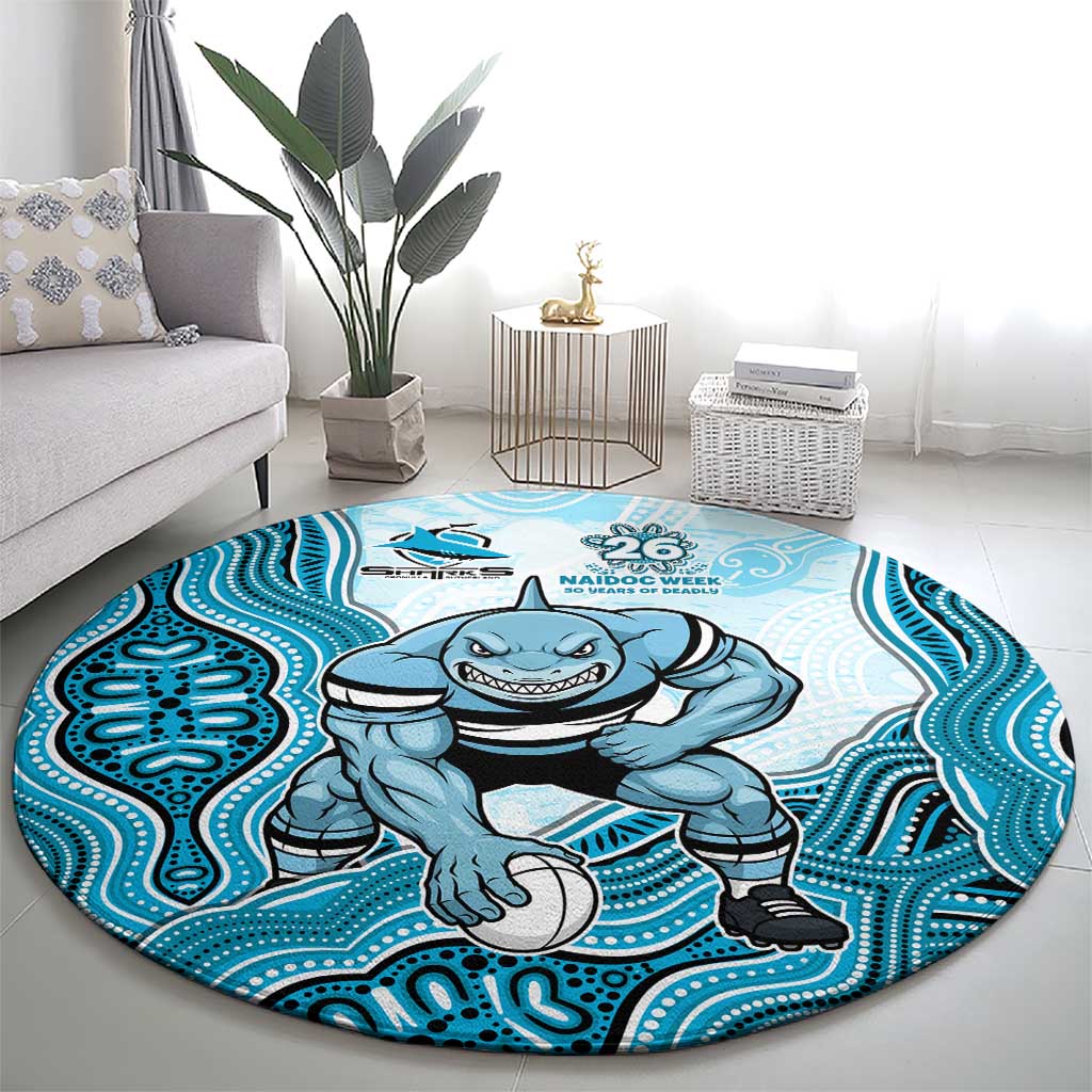 Cronulla Sharks NAIDOC Week 2026 Round Carpet First Nations of Australia Aboriginal Mascot Rugby