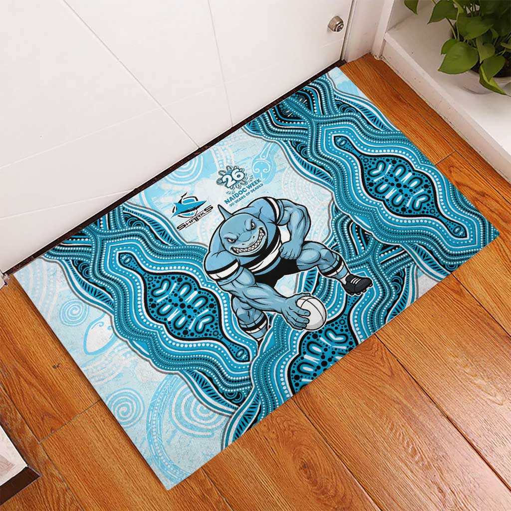 Cronulla Sharks NAIDOC Week 2026 Rubber Doormat First Nations of Australia Aboriginal Mascot Rugby