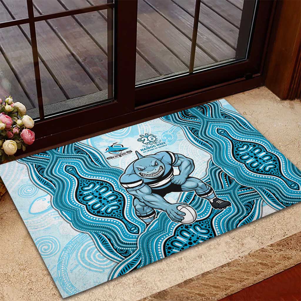 Cronulla Sharks NAIDOC Week 2026 Rubber Doormat First Nations of Australia Aboriginal Mascot Rugby