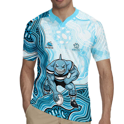 Cronulla Sharks NAIDOC Week 2026 Rugby Jersey First Nations of Australia Aboriginal Mascot Rugby