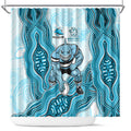 Cronulla Sharks NAIDOC Week 2026 Shower Curtain First Nations of Australia Aboriginal Mascot Rugby