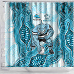 Cronulla Sharks NAIDOC Week 2026 Shower Curtain First Nations of Australia Aboriginal Mascot Rugby