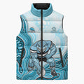 Cronulla Sharks NAIDOC Week 2026 Sleeveless Puffer Jacket First Nations of Australia Aboriginal Mascot Rugby