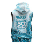 Cronulla Sharks NAIDOC Week 2026 Sleeveless Zip Hoodie First Nations of Australia Aboriginal Mascot Rugby