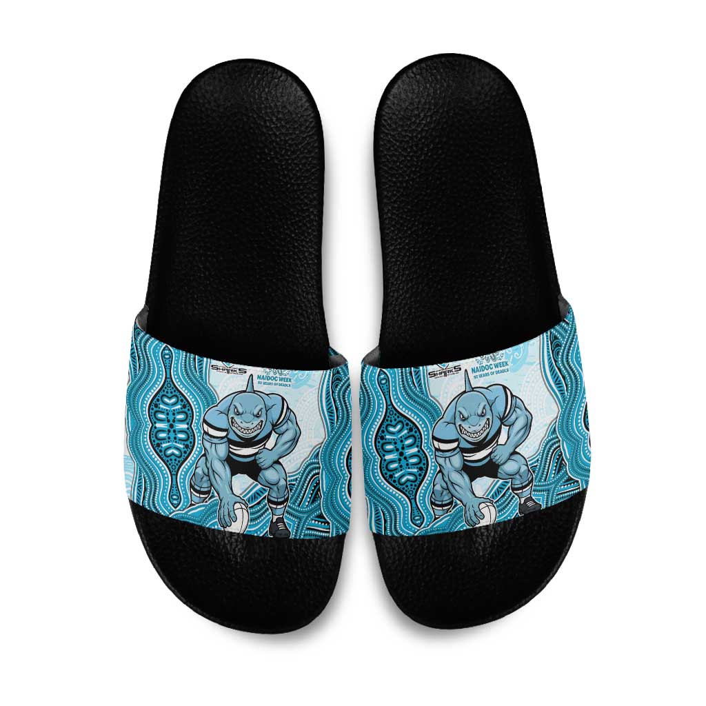 Cronulla Sharks NAIDOC Week 2026 Slide Sandals First Nations of Australia Aboriginal Mascot Rugby