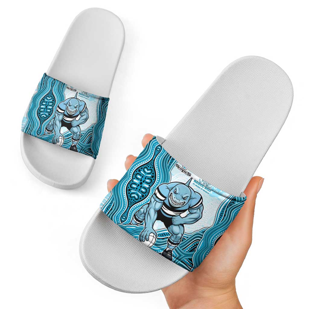 Cronulla Sharks NAIDOC Week 2026 Slide Sandals First Nations of Australia Aboriginal Mascot Rugby