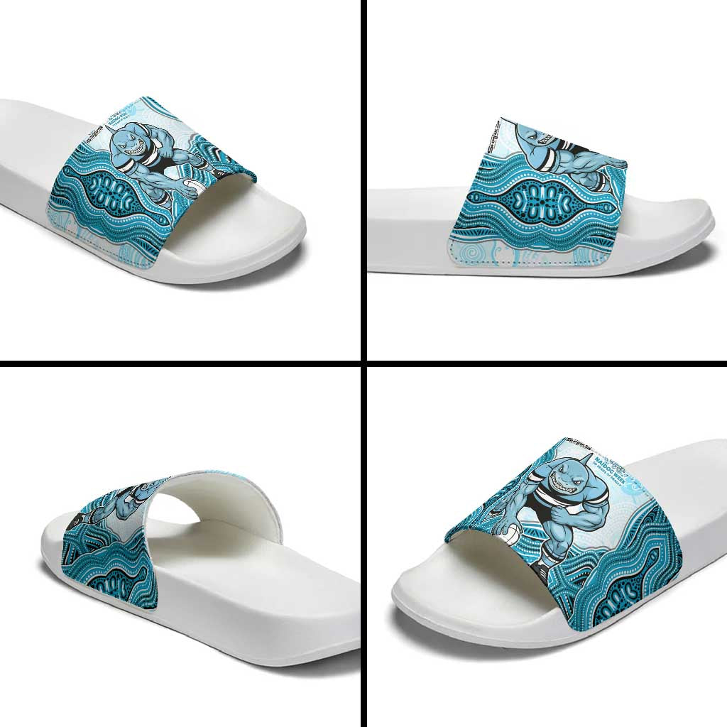 Cronulla Sharks NAIDOC Week 2026 Slide Sandals First Nations of Australia Aboriginal Mascot Rugby
