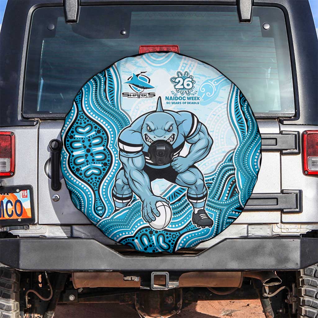 Cronulla Sharks NAIDOC Week 2026 Spare Tire Cover First Nations of Australia Aboriginal Mascot Rugby