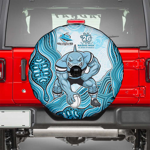 Cronulla Sharks NAIDOC Week 2026 Spare Tire Cover First Nations of Australia Aboriginal Mascot Rugby