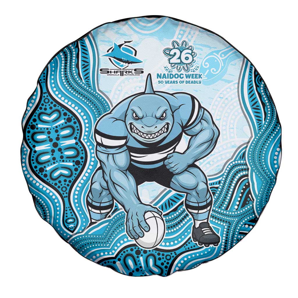 Cronulla Sharks NAIDOC Week 2026 Spare Tire Cover First Nations of Australia Aboriginal Mascot Rugby