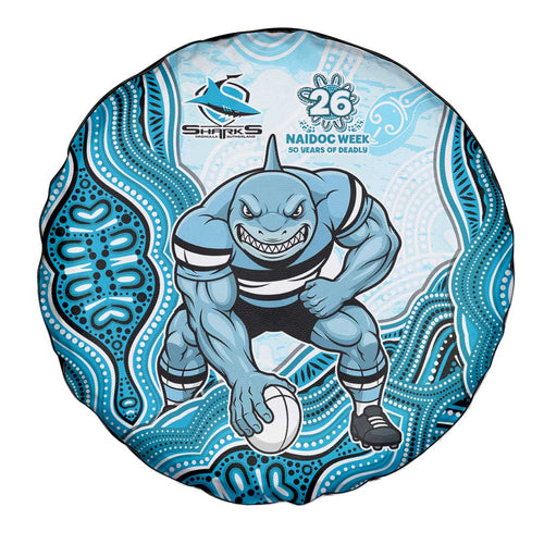 Cronulla Sharks NAIDOC Week 2026 Spare Tire Cover First Nations of Australia Aboriginal Mascot Rugby
