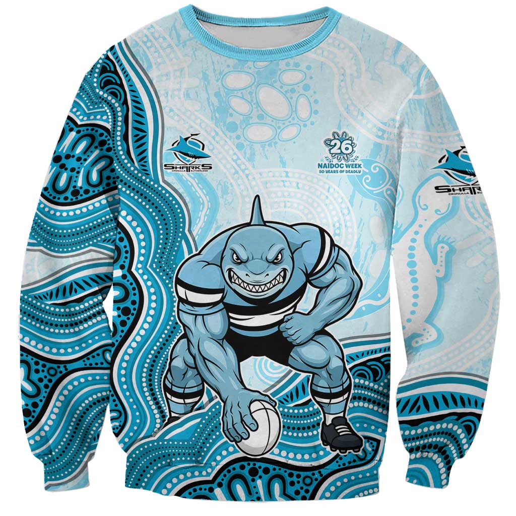 Cronulla Sharks NAIDOC Week 2026 Sweatshirt First Nations of Australia Aboriginal Mascot Rugby