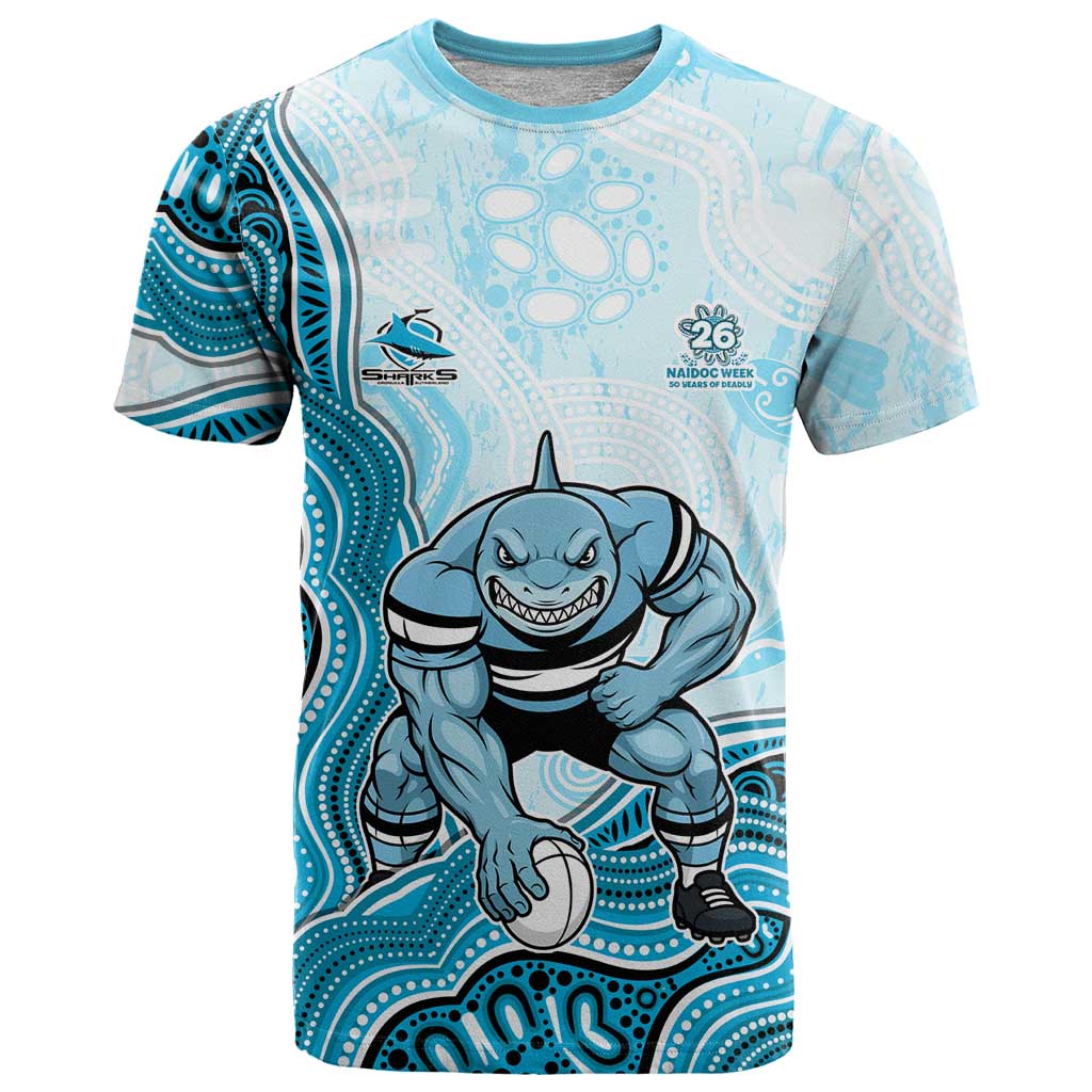Cronulla Sharks NAIDOC Week 2026 T Shirt First Nations of Australia Aboriginal Mascot Rugby