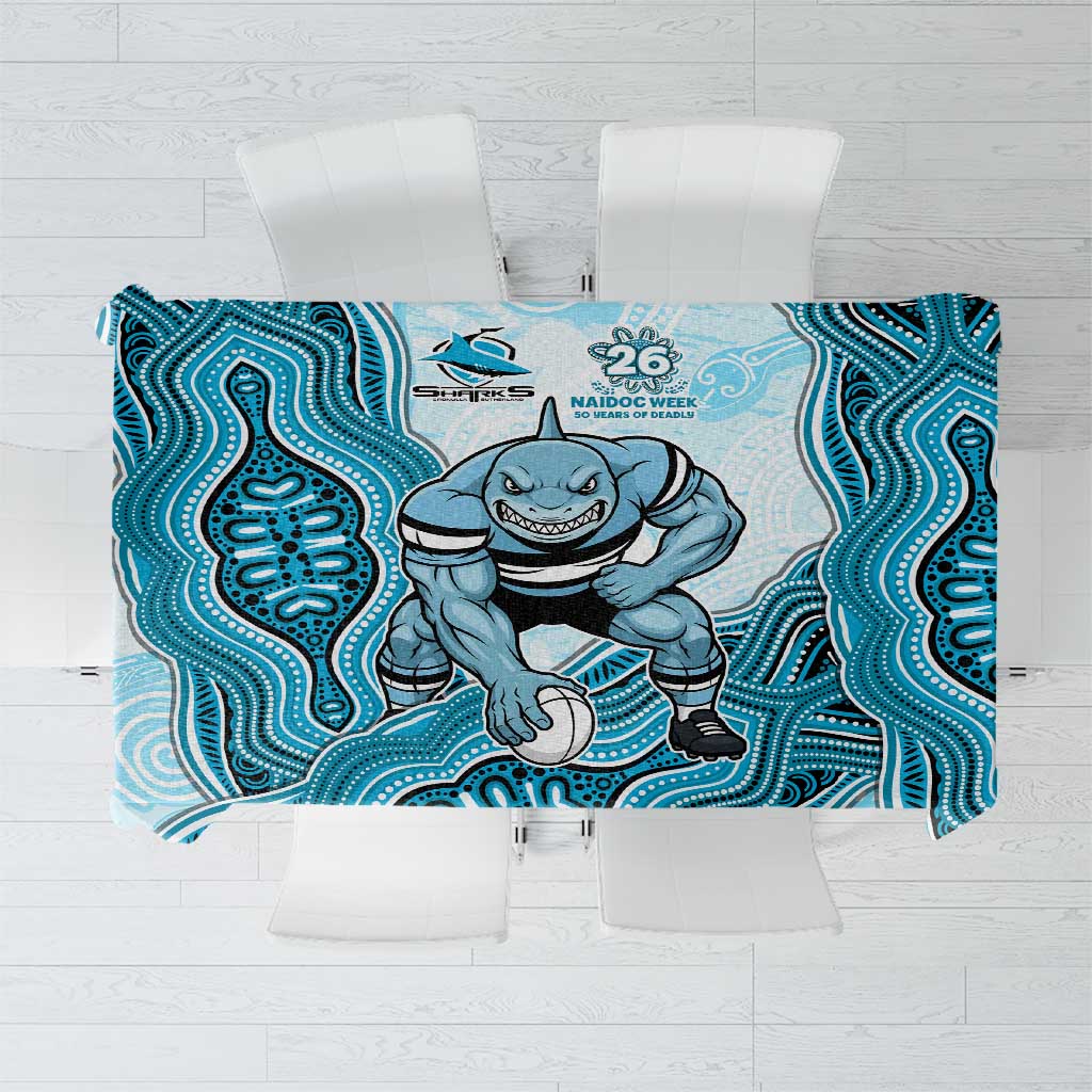 Cronulla Sharks NAIDOC Week 2026 Tablecloth First Nations of Australia Aboriginal Mascot Rugby