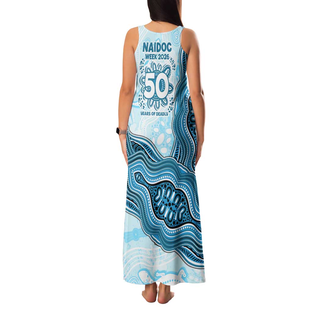 Cronulla Sharks NAIDOC Week 2026 Tank Maxi Dress First Nations of Australia Aboriginal Mascot Rugby