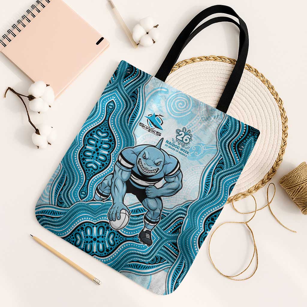 Cronulla Sharks NAIDOC Week 2026 Tote Bag First Nations of Australia Aboriginal Mascot Rugby