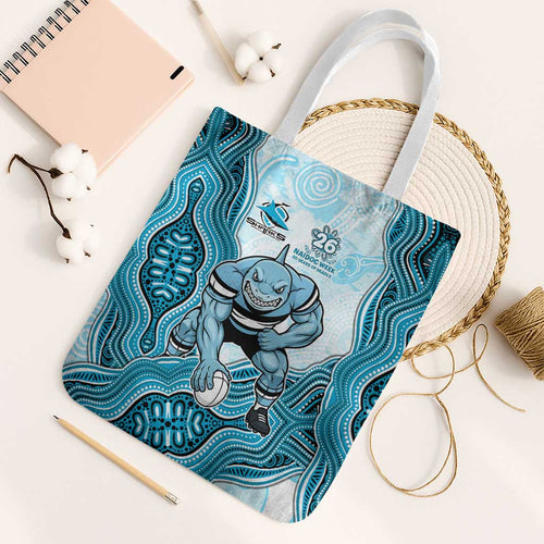 Cronulla Sharks NAIDOC Week 2026 Tote Bag First Nations of Australia Aboriginal Mascot Rugby