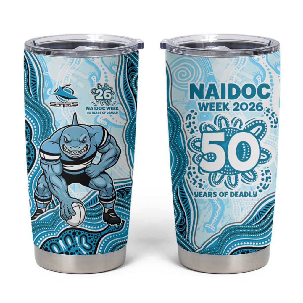 Cronulla Sharks NAIDOC Week 2026 Tumbler Cup First Nations of Australia Aboriginal Mascot Rugby