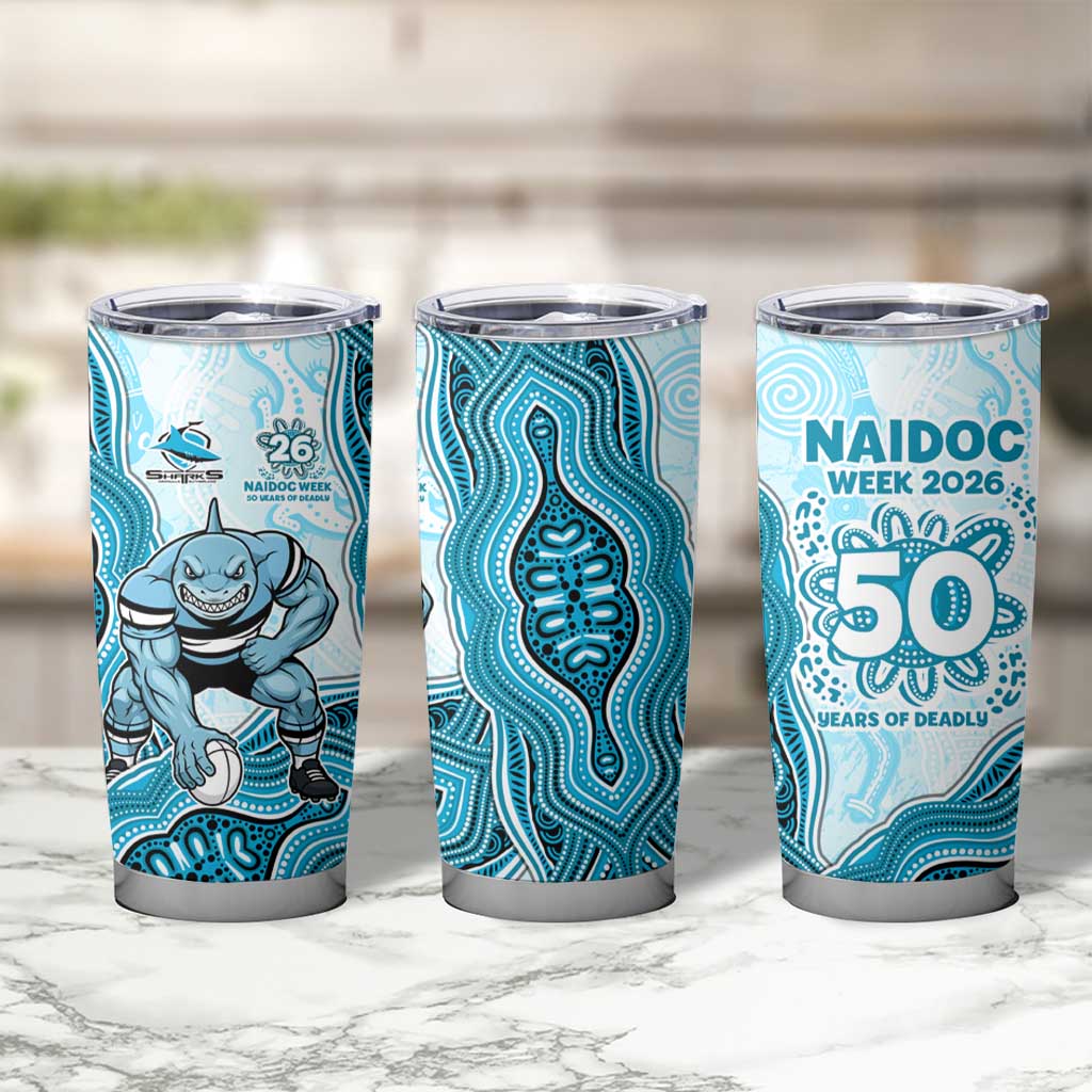 Cronulla Sharks NAIDOC Week 2026 Tumbler Cup First Nations of Australia Aboriginal Mascot Rugby