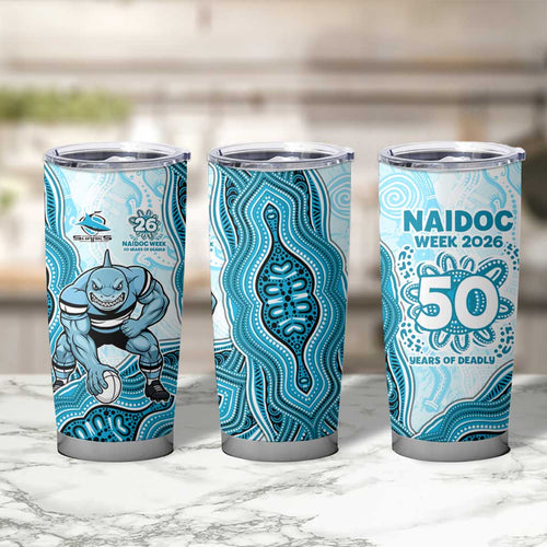 Cronulla Sharks NAIDOC Week 2026 Tumbler Cup First Nations of Australia Aboriginal Mascot Rugby