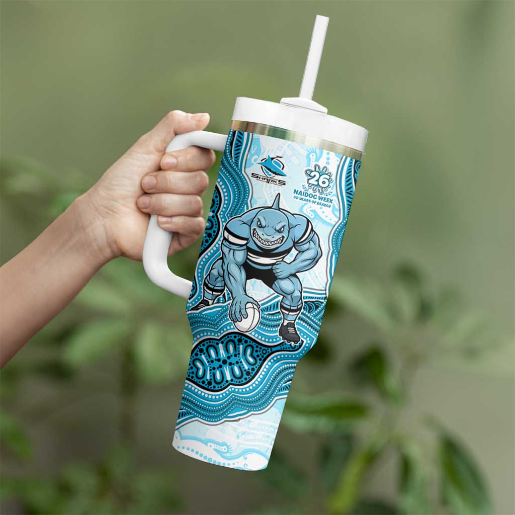 Cronulla Sharks NAIDOC Week 2026 Tumbler With Handle First Nations of Australia Aboriginal Mascot Rugby