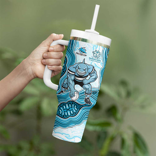 Cronulla Sharks NAIDOC Week 2026 Tumbler With Handle First Nations of Australia Aboriginal Mascot Rugby