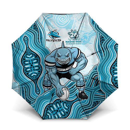 Cronulla Sharks NAIDOC Week 2026 Umbrella First Nations of Australia Aboriginal Mascot Rugby