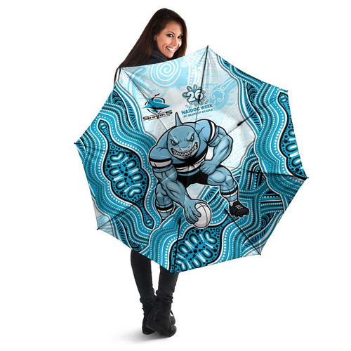 Cronulla Sharks NAIDOC Week 2026 Umbrella First Nations of Australia Aboriginal Mascot Rugby