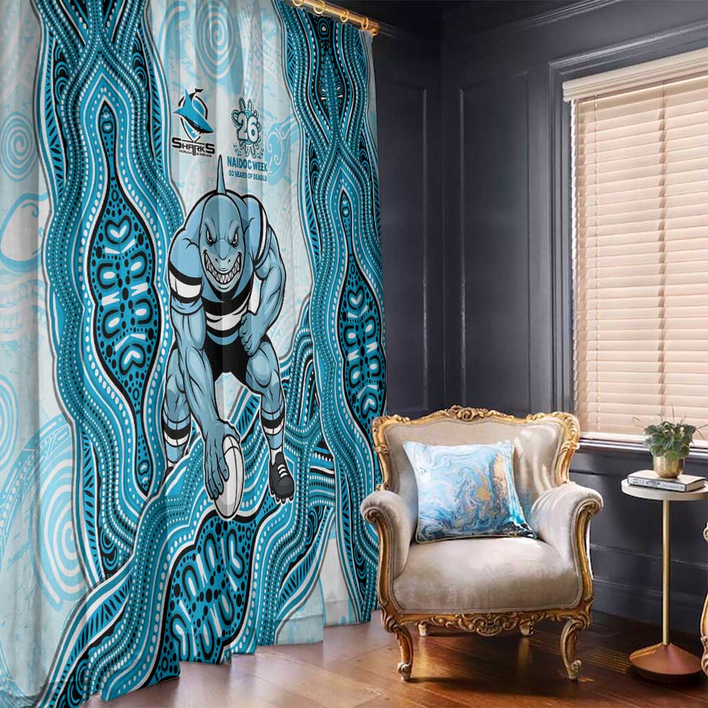 Cronulla Sharks NAIDOC Week 2026 Window Curtain First Nations of Australia Aboriginal Mascot Rugby
