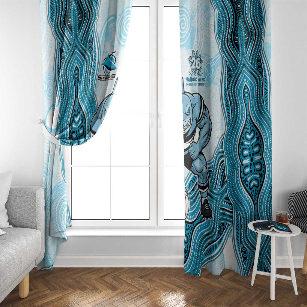 Cronulla Sharks NAIDOC Week 2026 Window Curtain First Nations of Australia Aboriginal Mascot Rugby