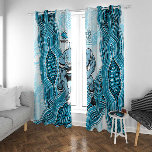 Cronulla Sharks NAIDOC Week 2026 Window Curtain First Nations of Australia Aboriginal Mascot Rugby