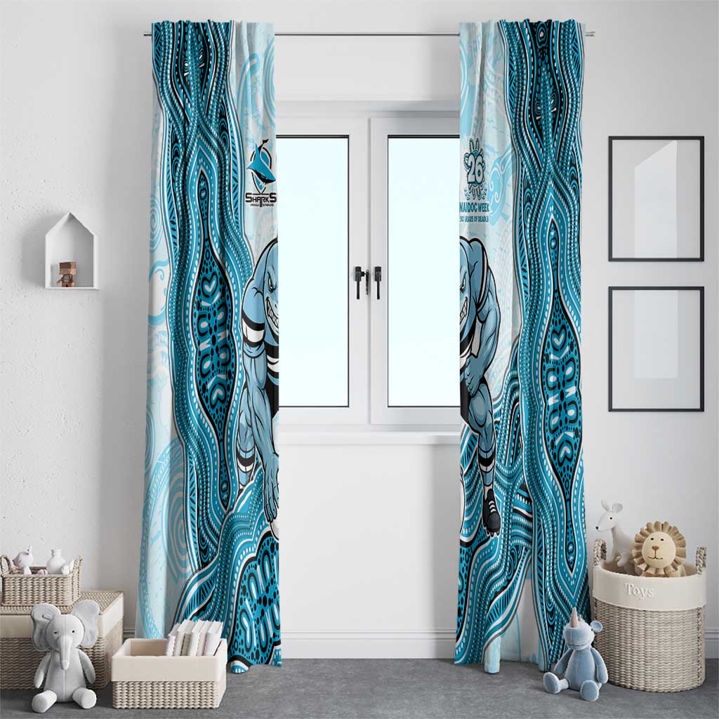 Cronulla Sharks NAIDOC Week 2026 Window Curtain First Nations of Australia Aboriginal Mascot Rugby
