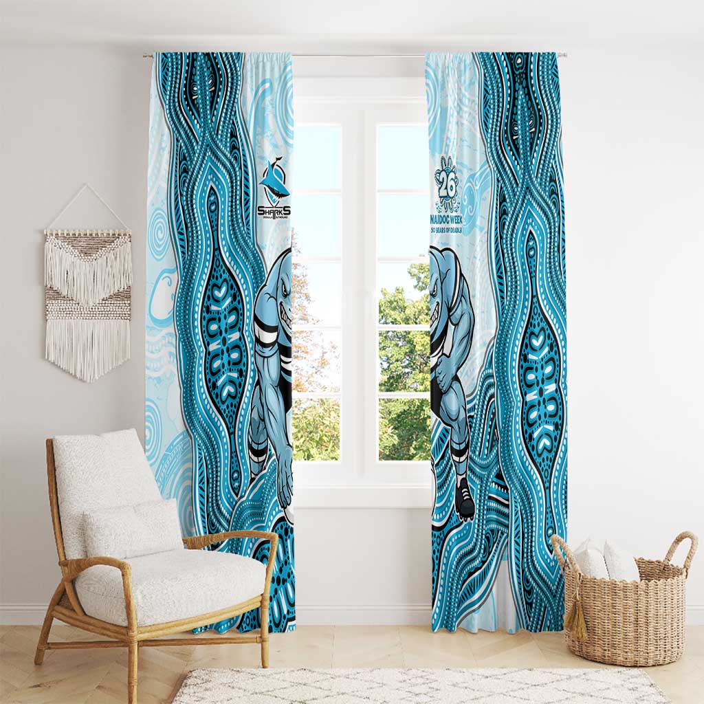 Cronulla Sharks NAIDOC Week 2026 Window Curtain First Nations of Australia Aboriginal Mascot Rugby