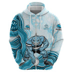 Cronulla Sharks NAIDOC Week 2026 Zip Hoodie First Nations of Australia Aboriginal Mascot Rugby
