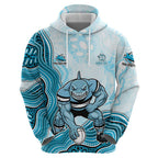 Cronulla Sharks NAIDOC Week 2026 Zip Hoodie First Nations of Australia Aboriginal Mascot Rugby