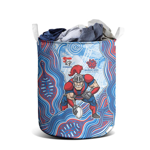 Newcastle Knights NAIDOC Week 2026 Laundry Basket First Nations of Australia Aboriginal Mascot Rugby