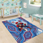 Newcastle Knights NAIDOC Week 2026 Area Rug First Nations of Australia Aboriginal Mascot Rugby