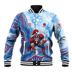 Newcastle Knights NAIDOC Week 2026 Baseball Jacket First Nations of Australia Aboriginal Mascot Rugby
