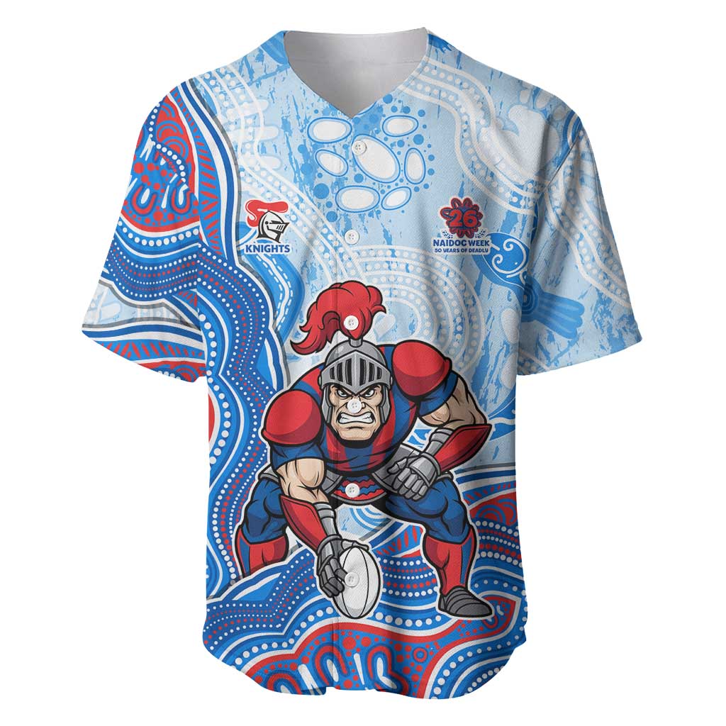 Newcastle Knights NAIDOC Week 2026 Baseball Jersey First Nations of Australia Aboriginal Mascot Rugby