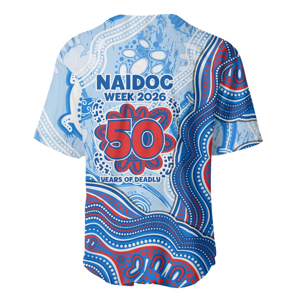 Newcastle Knights NAIDOC Week 2026 Baseball Jersey First Nations of Australia Aboriginal Mascot Rugby